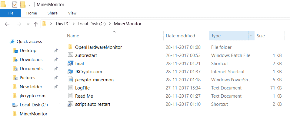 automatically restart mining