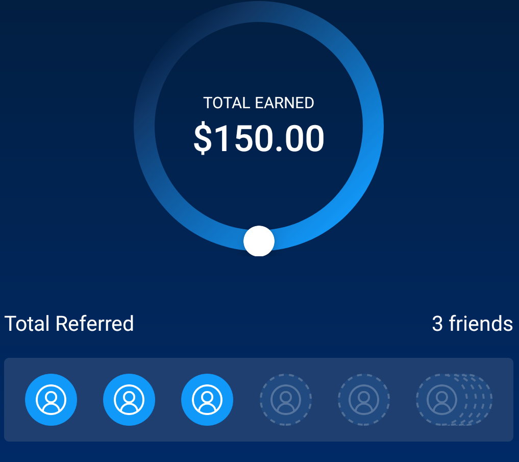 Crypto referral rewards